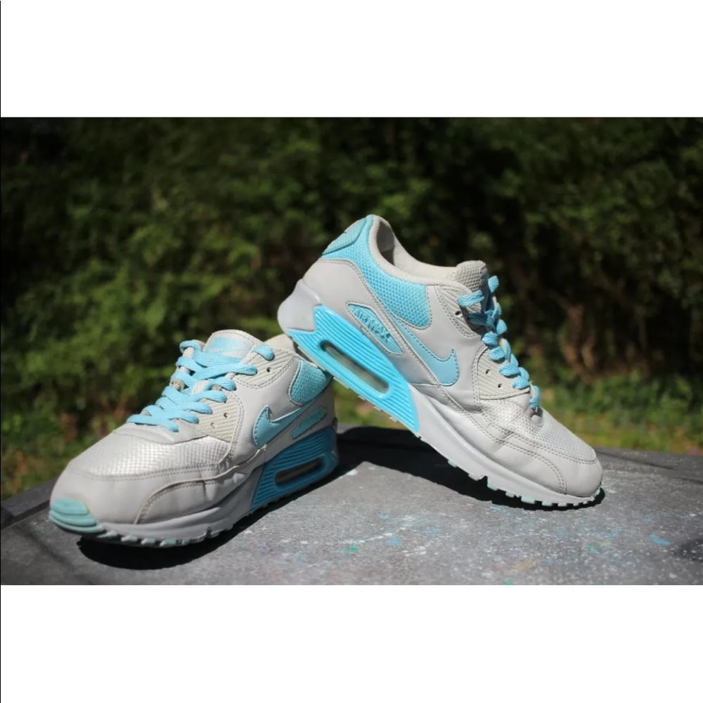 Nike Air Max 90 Womens Grey/Blue Size 9
